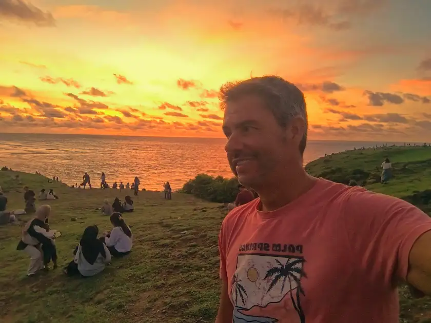 sunset kuta bukit merese