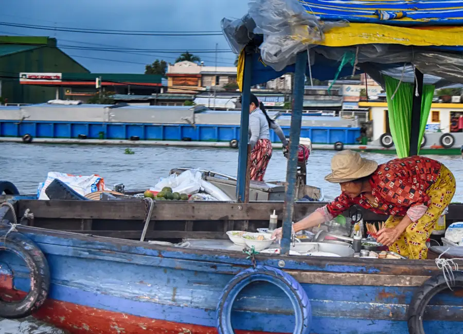 Cai Rang el mercado que flota en el Mekong
